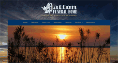 Desktop Screenshot of pattonfuneralhome.com